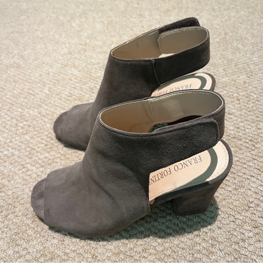 Franco Fortini Women’s Brown Suede Heeled Shoes